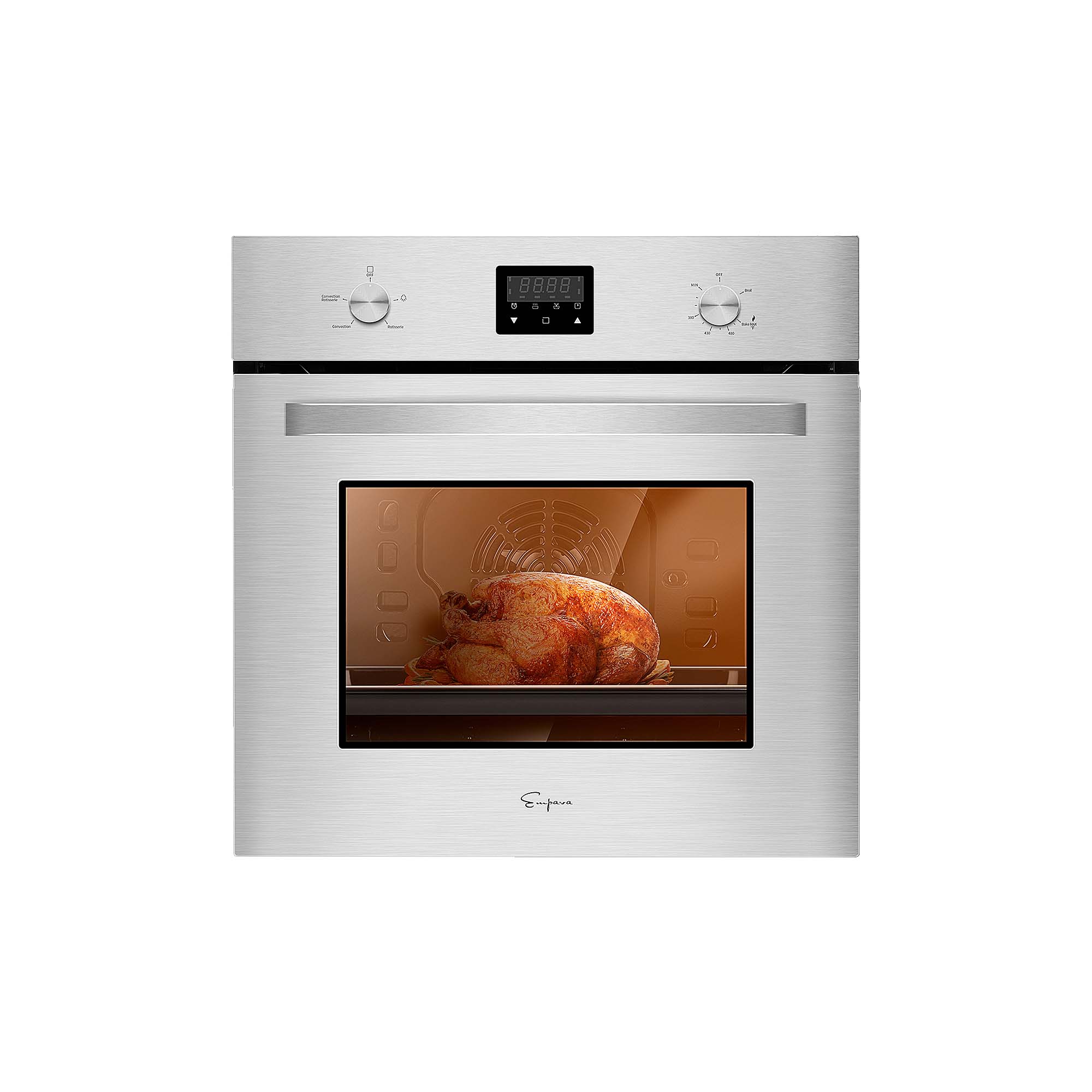 Empava 24-Inch 2.3 Cu. ft. Liquid Propane Gas Single Wall Oven (EMPV-24WO11L)