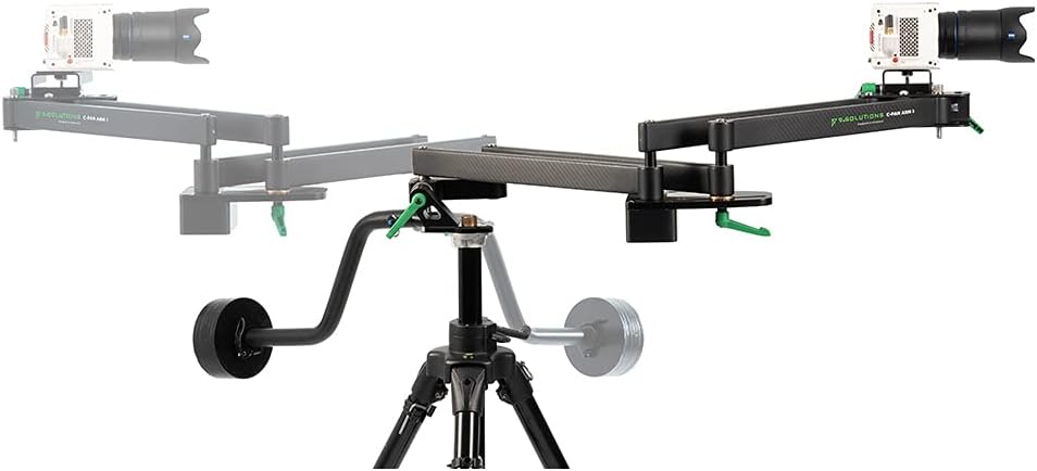 9.Solutions C-Pan Arm II, Carbon Fiber, Lighter-Weight, Upgraded Smoothness, 9.CPA2C, Slider, Jib/Crane for Different pan/Movement, for Photography, Videography & Filmmaking