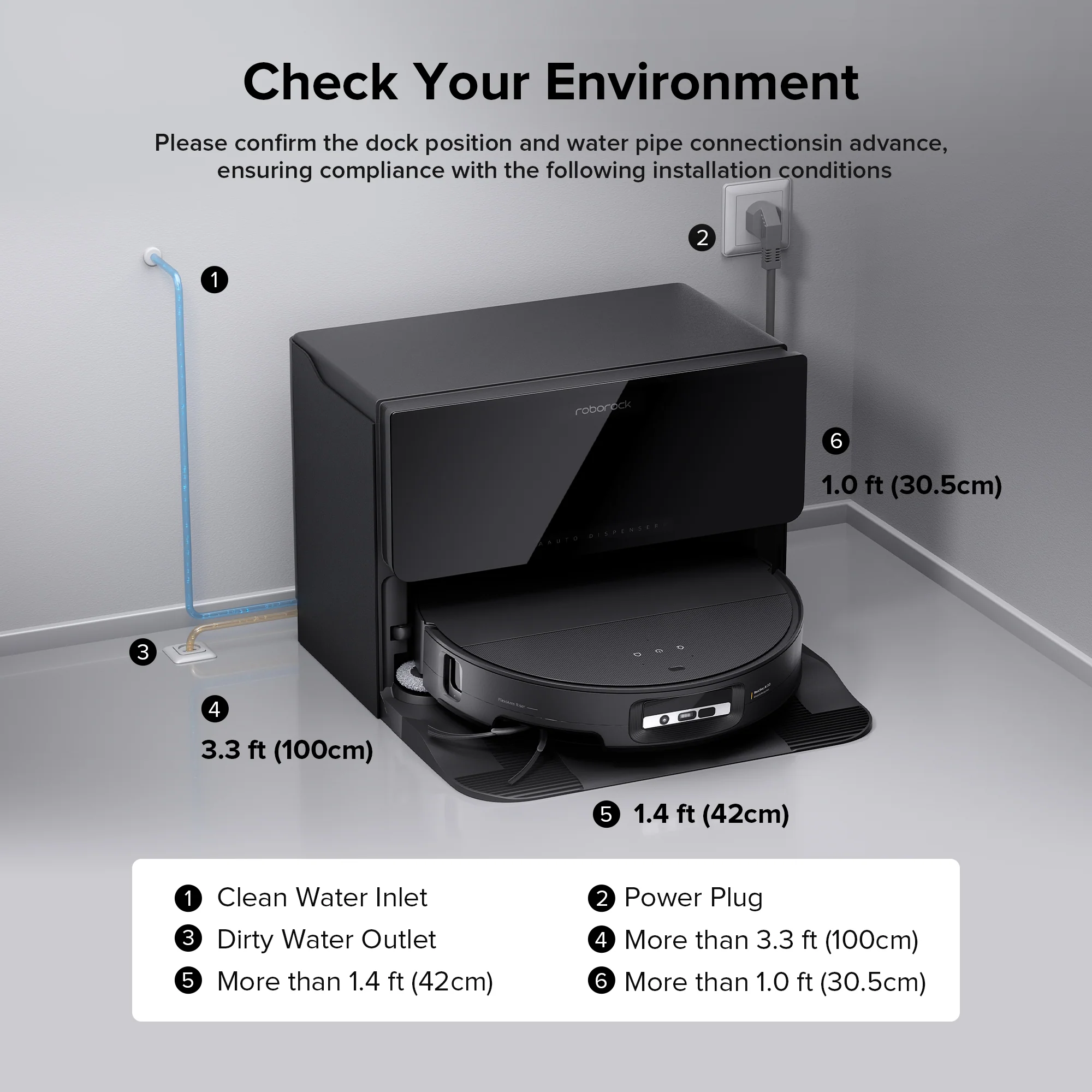 Roborock Saros 10 Robot Vacuum with Refill & Drainage System