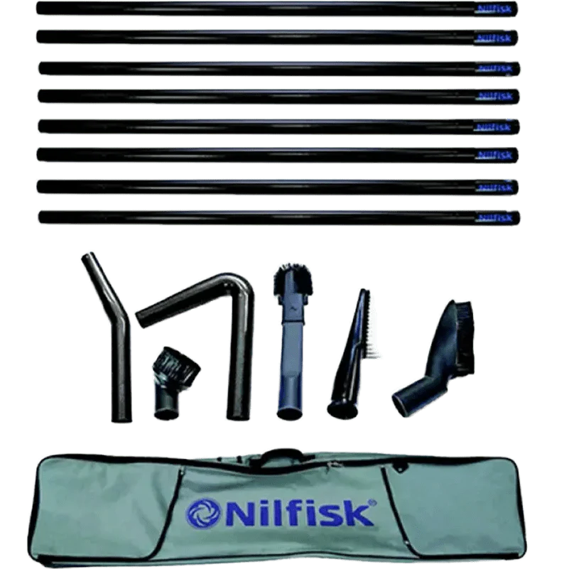 Nilfisk Over Head Cleaning w/ Telescopic Carbon Fiber Pole Kit