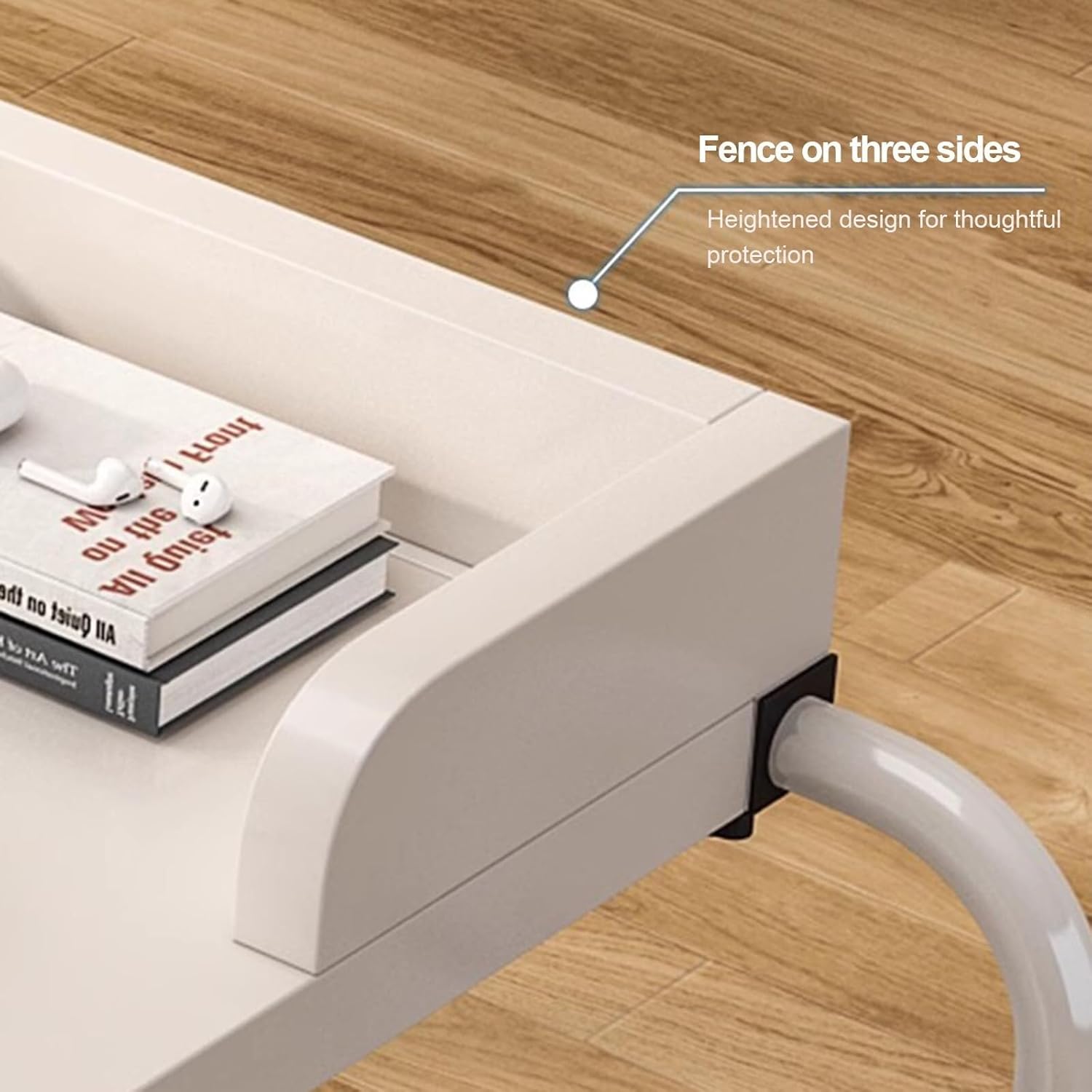 Overbed Overbed Desk Height Adjustable,Food Tray Desk Rolling Medical Table Mobile Height and Length Adjustable Computer Desk Laptop Cart Overbed Table with Wheels Rolling Bed Bar Table