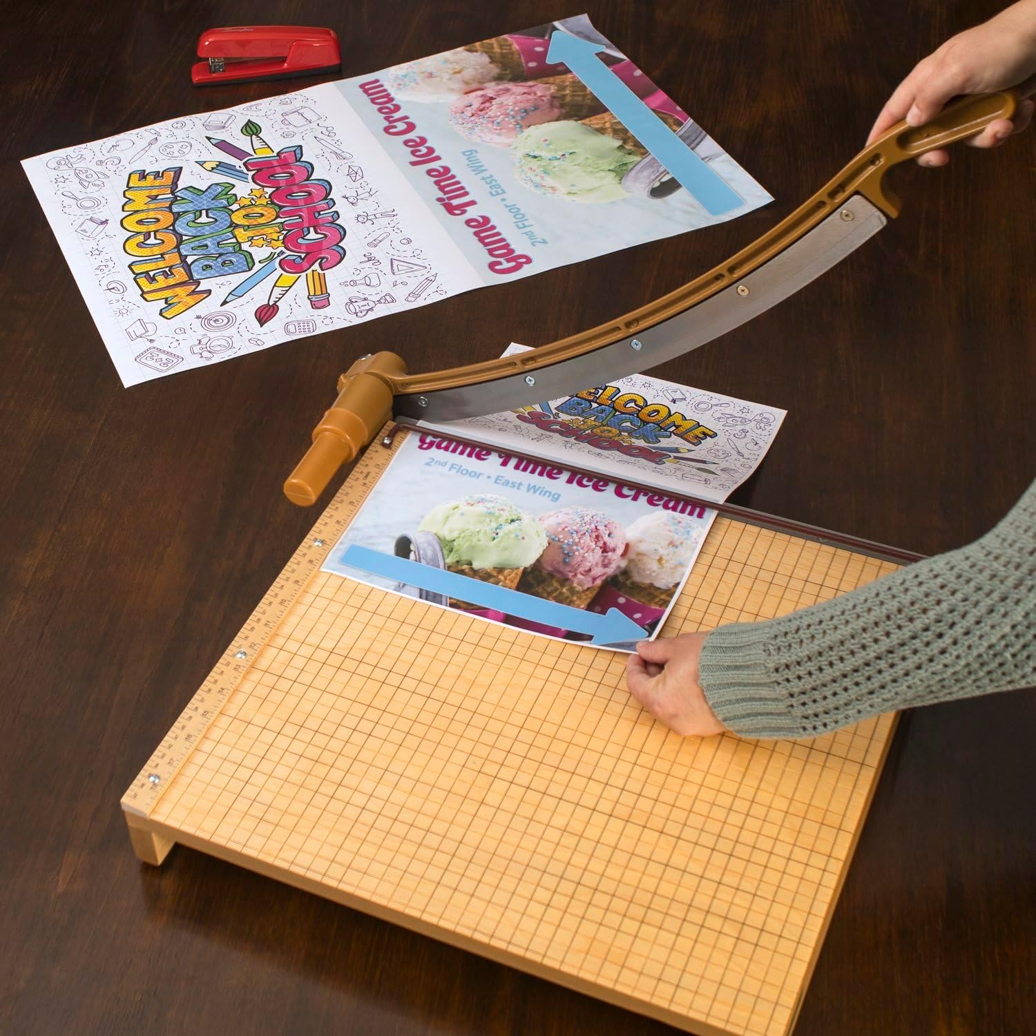 Swingline Paper Trimmer, Guillotine Paper Cutter, 18