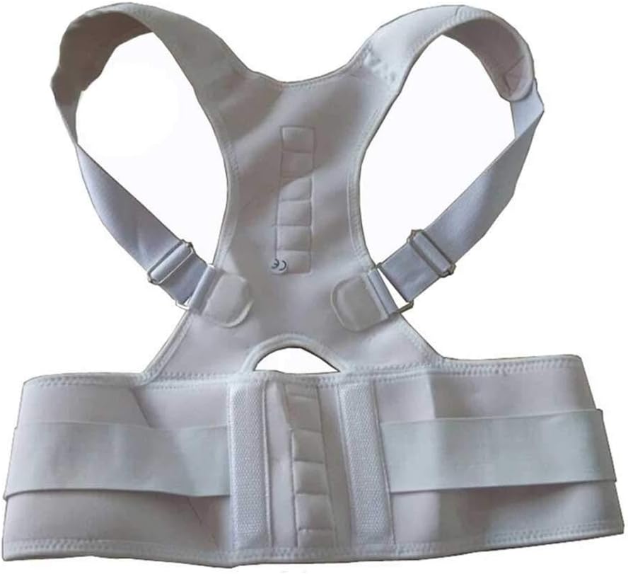 Women Men Corrector Back-Support Bandage Shoulder Corset Back Support Posture Correction Belt(OneColor,Large-XXL)