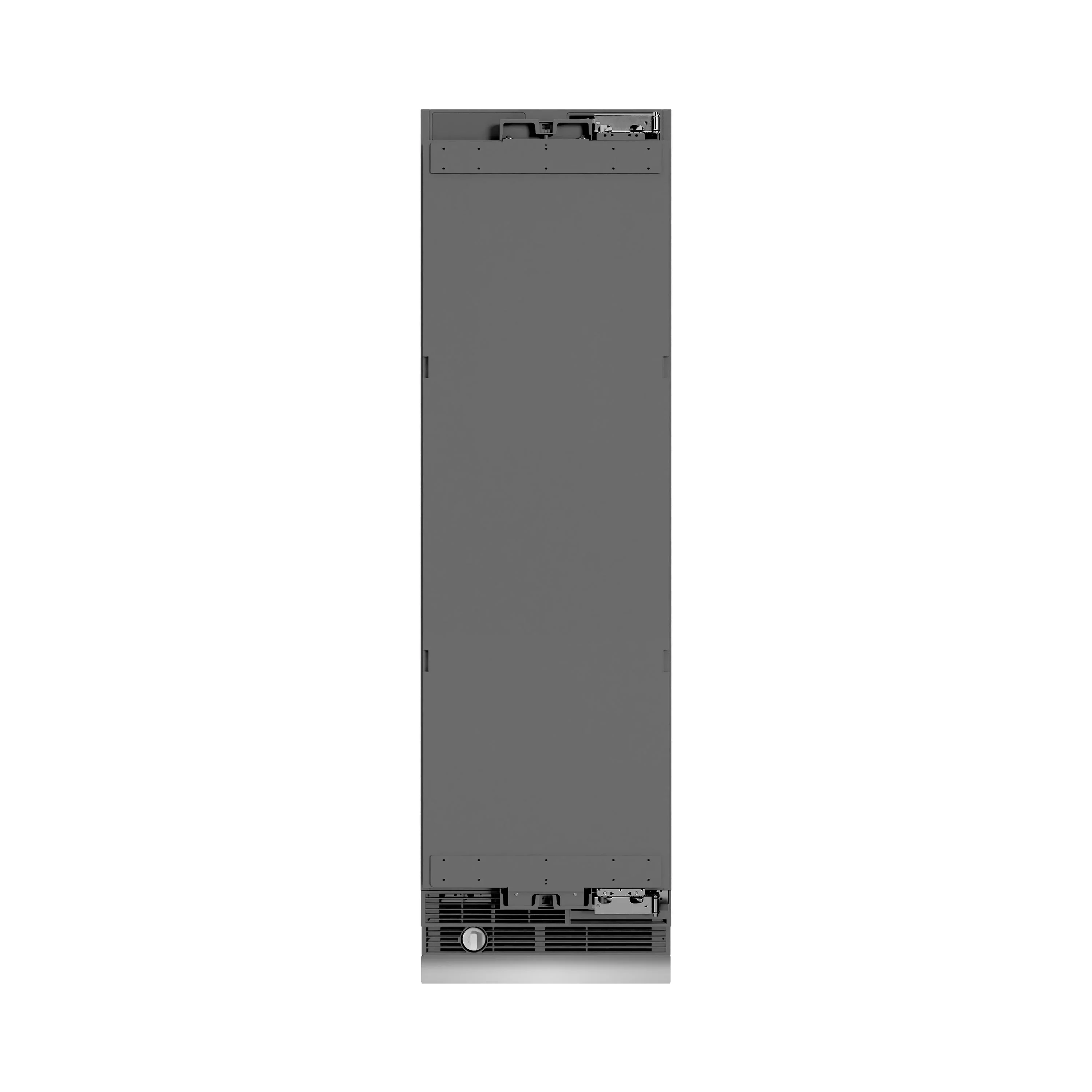 ZLINE 24-Inch 12.5 Cu. Ft. Panel Ready Column Refrigerator with Graphite Gray Interior (RBCRV-24)