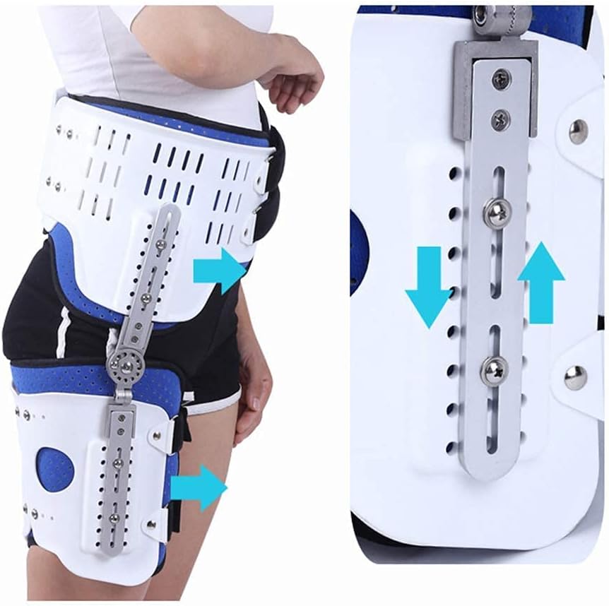 Hip Abduction Brace, Hip Stabilizer Brace Joint Protection Fixation Device Thigh Knee Leg Ankle Fixed Limb Strap for Hip Pain Hip Flexor BRAC Sciatica Pain Relief