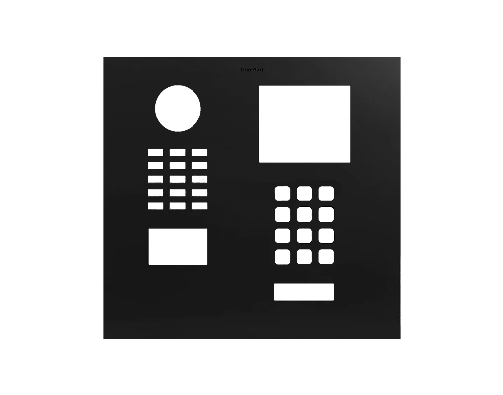 DoorBird Front Panel for D2101XKH in Graphite Black