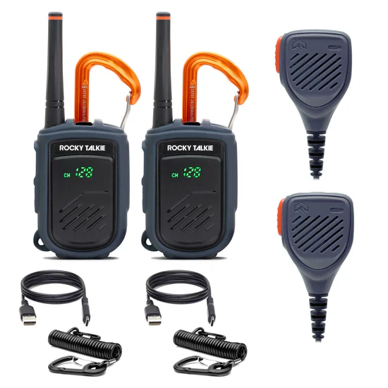 Mountain Radio Kit - 2 Radios and 2 Hand Mics