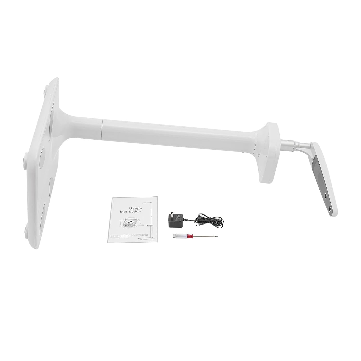 Professional Ultrasonic Medical Scale w/LCD Display Digital Physician Scale Height and Weight Scale for Measuring BMI Body Fat Muscle Calories and More