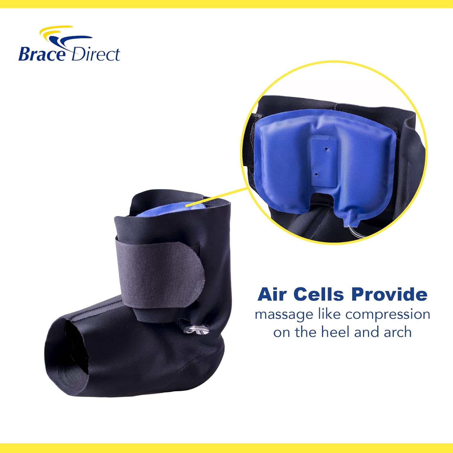 Brace Direct 90 Degree Night Splint + Plantar Fasciitis Air Strap S