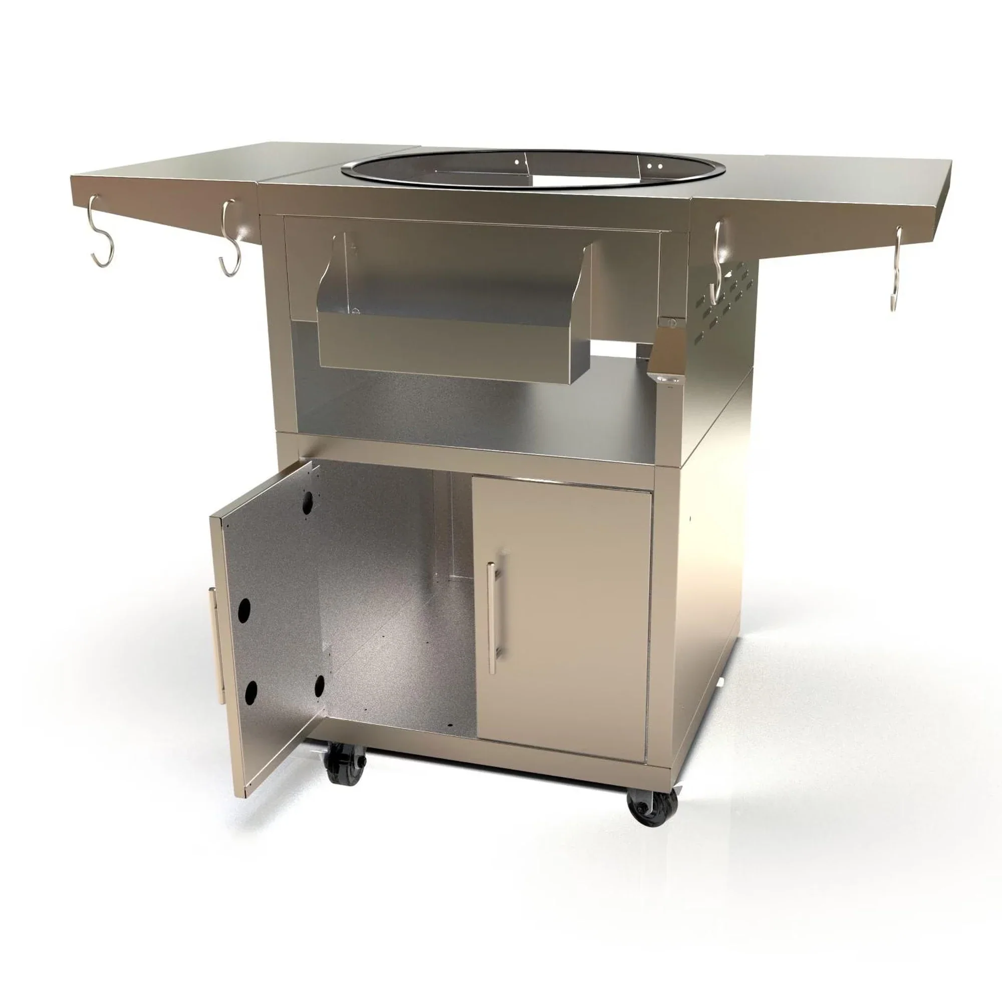 Blaze Cast Aluminum Kamado Grill Cart Only (BLZ-20-KMDO-CART-SC)