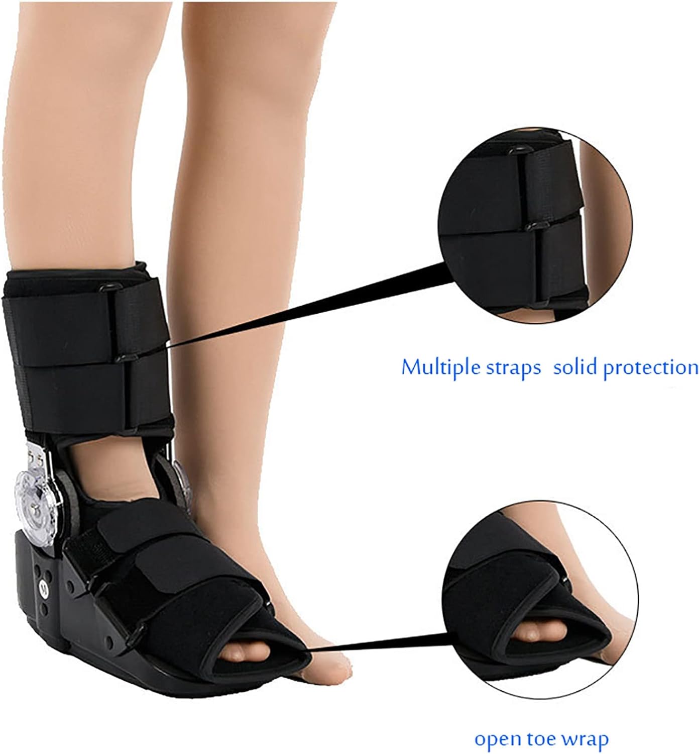 Plantar Fasciitis Night Splints, Adjustable Achilles Tendonitis Resting Splint for for Foot Drop Orthotic Brace