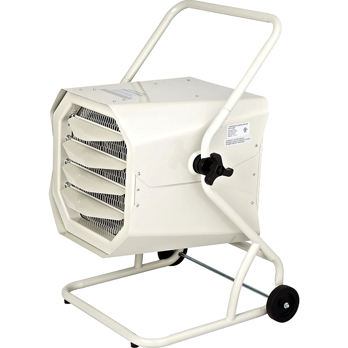 Dr. Infrared Heater 10000 Watt Hardwired Shop Garage Heater w/ Cart