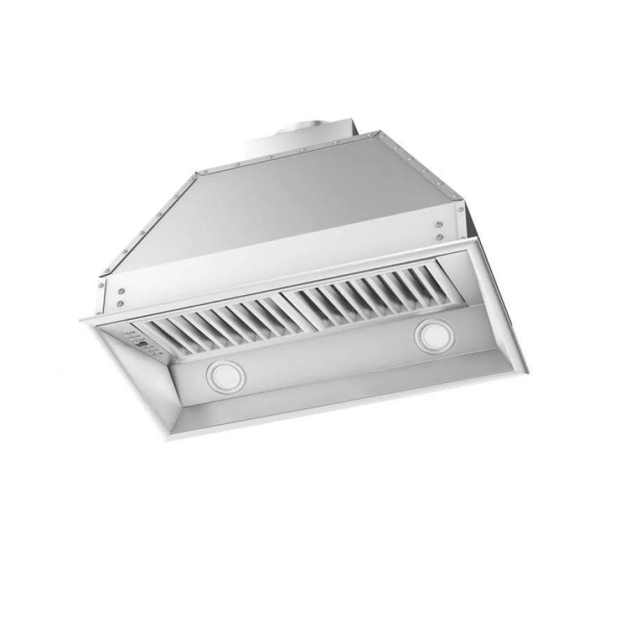 ZLINE 28-Inch Remote Blower Ducted Range Hood Insert in Stainless Steel - 15-Inch Depth (695-RS-28-400)