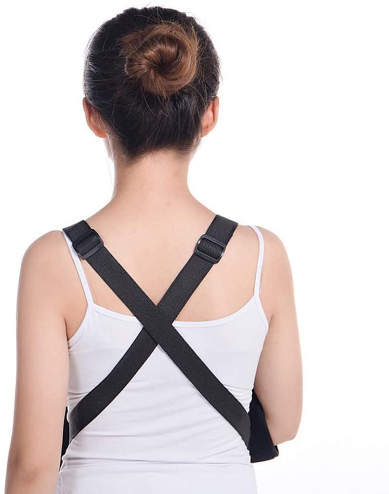 Arm Sling, Light Weight Breathable, Adjustable Shoulder Rotator Cuff Support Brace Ergonomically Designed Sling For Broken Fractured Bones