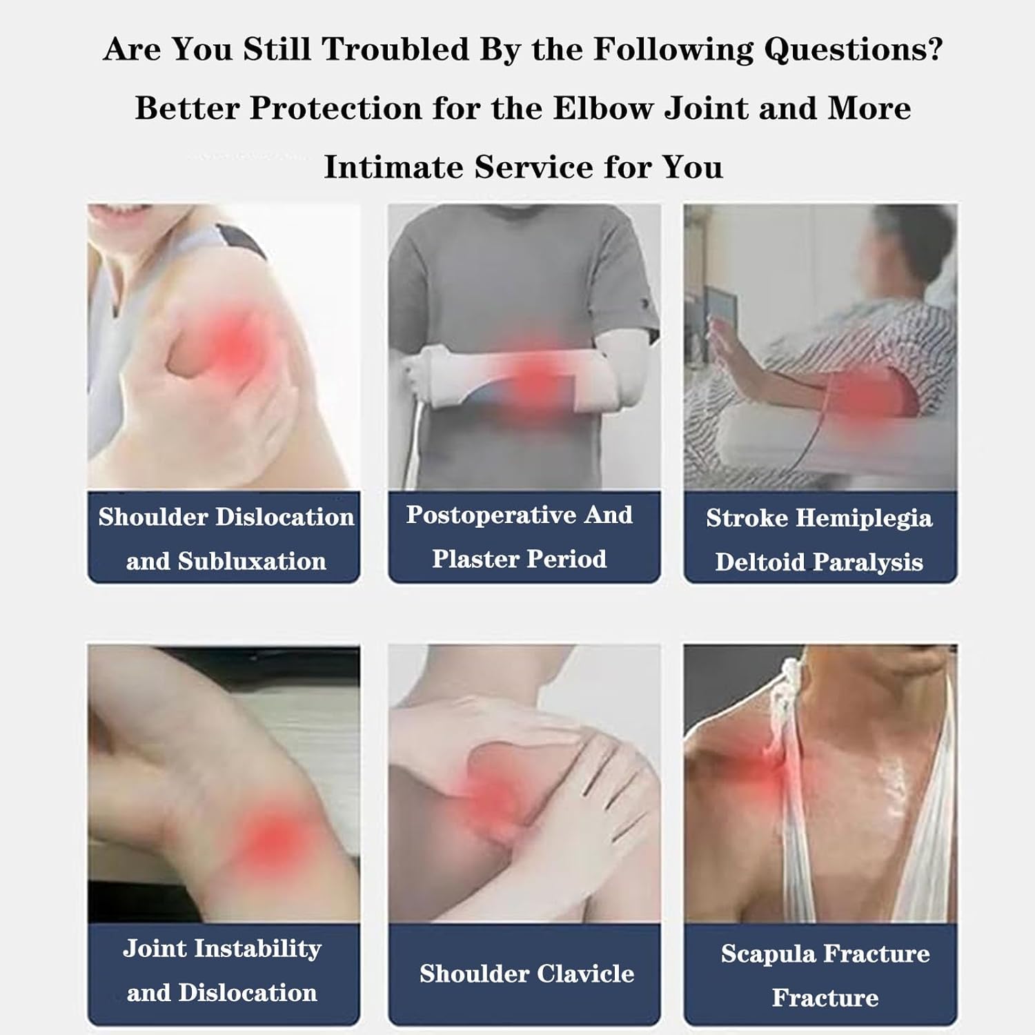 Hinged Elbow Brace Post Elbow Brace with Strap Adjustable Elbow Immobilizer Injury Recovery Support Arm Sling for Post Op, Surgery Recovery,Left-Right