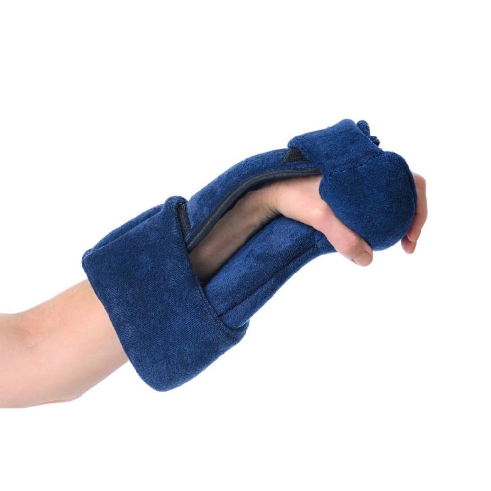 Hand Flex Orthosis – Support Brace for Flexion Positioning (Blue, Regular, Right Hand)