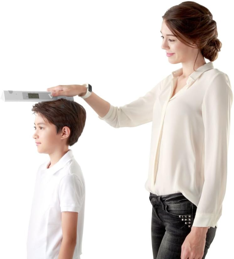 InBody Push Portable Ultrasound Stadiometer - Height Measuring Device for Children and Adults, Track Height Measurement, Room Temperature, and Humidity