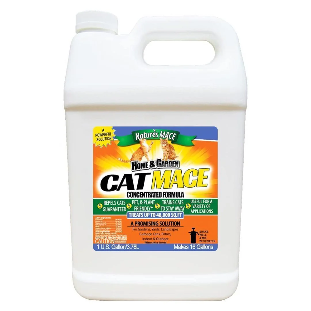 Nature's MACE Cat Repellent 1 Gal Concentrate/Treats Safe to use