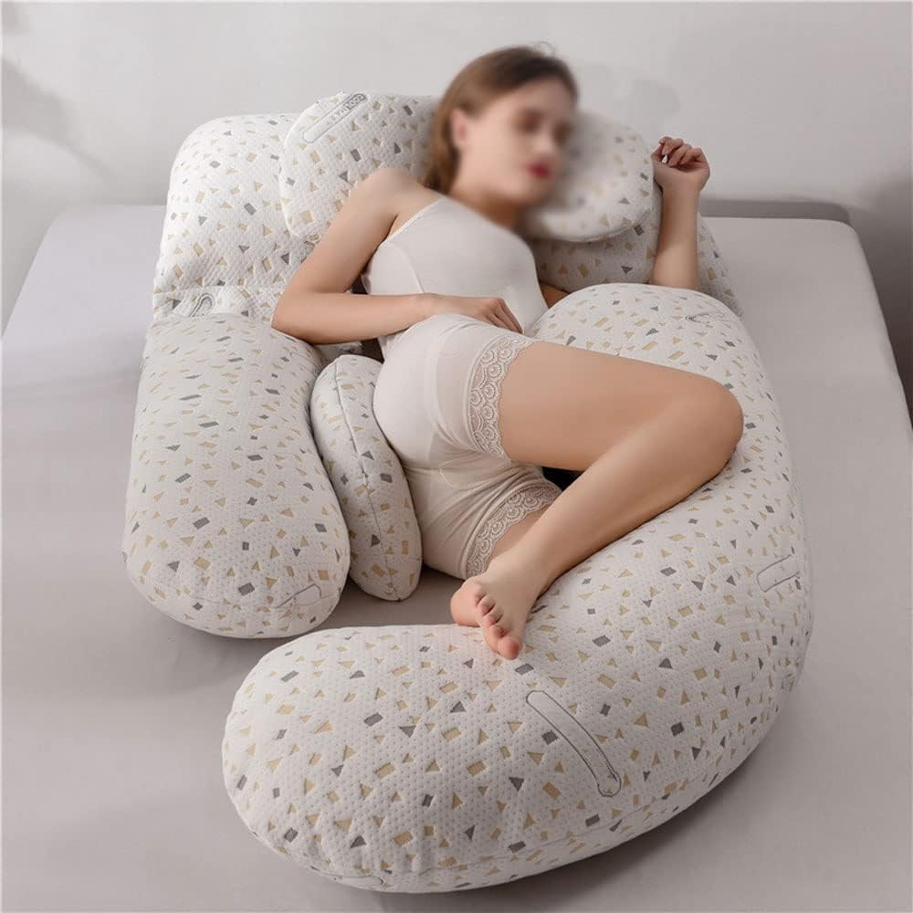Pregnancy Pillows, U Shaped Full Body Maternity Pillow Support for Back, Legs, Belly, Hips for Pregnant Women, Pregnancy Pillows for Sleeping (Color : A)