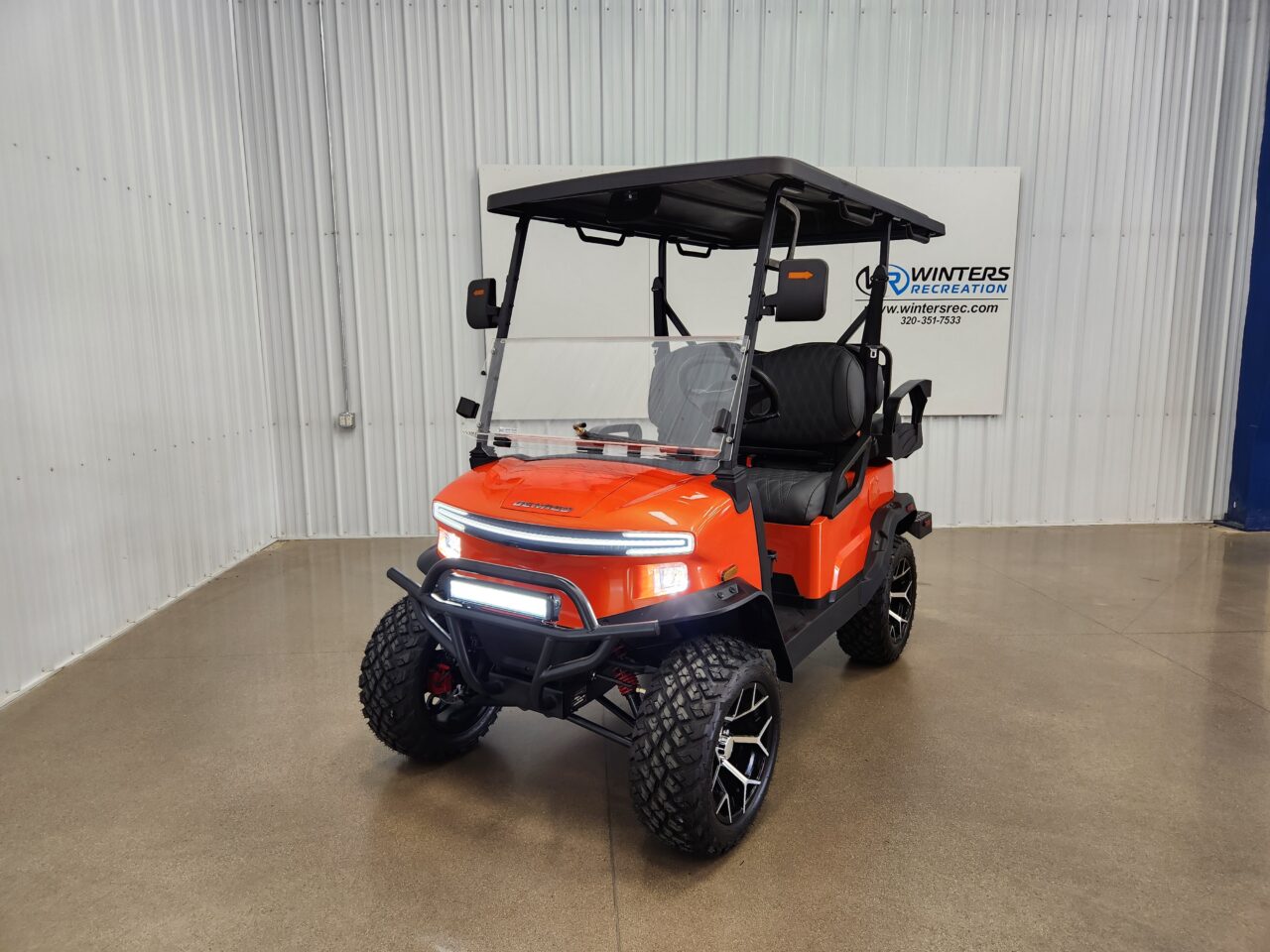 2025 Denago Nomad XL Lithium Ion Golf Cart, Lava