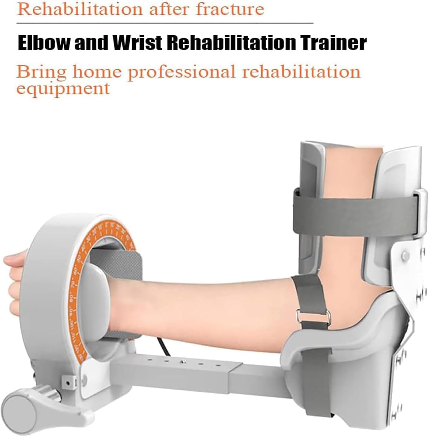 Elbow and Wrist Joint Rehabilitation Trainer, Static Stretching Therapy, Manual Elbow Rehabilitation Device for Stroke, Relieve Wrist Muscle Stiffness