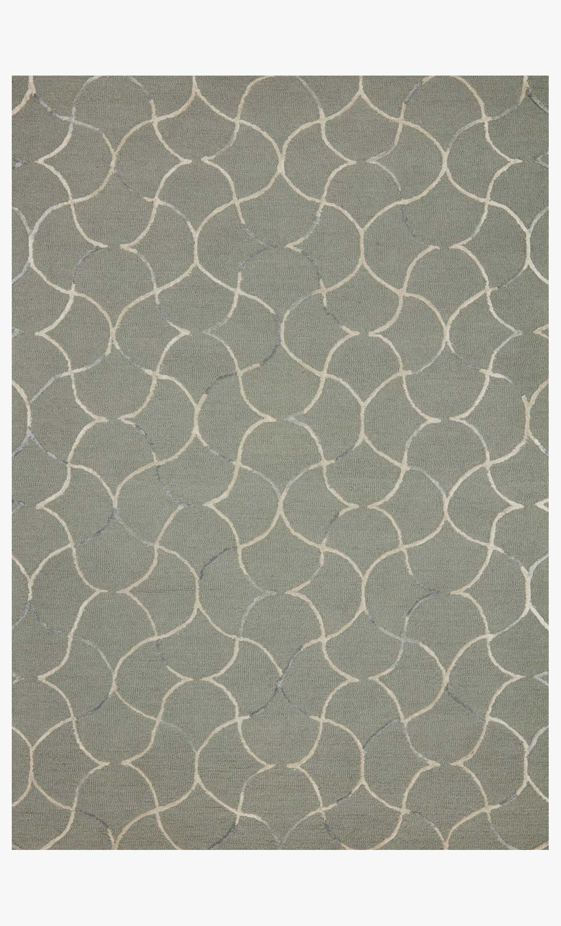 Loloi Verve Collection - Contemporary Hand Tufted Rug in Sage & Silver (VER-05)