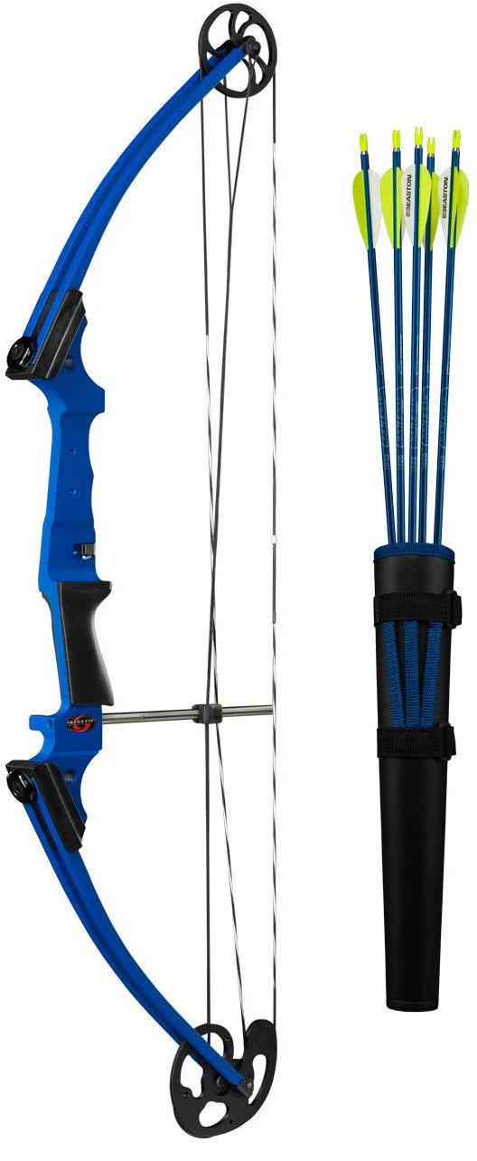 Genesis Archery Original Compound Bow Kit (Right Hand, Blue)