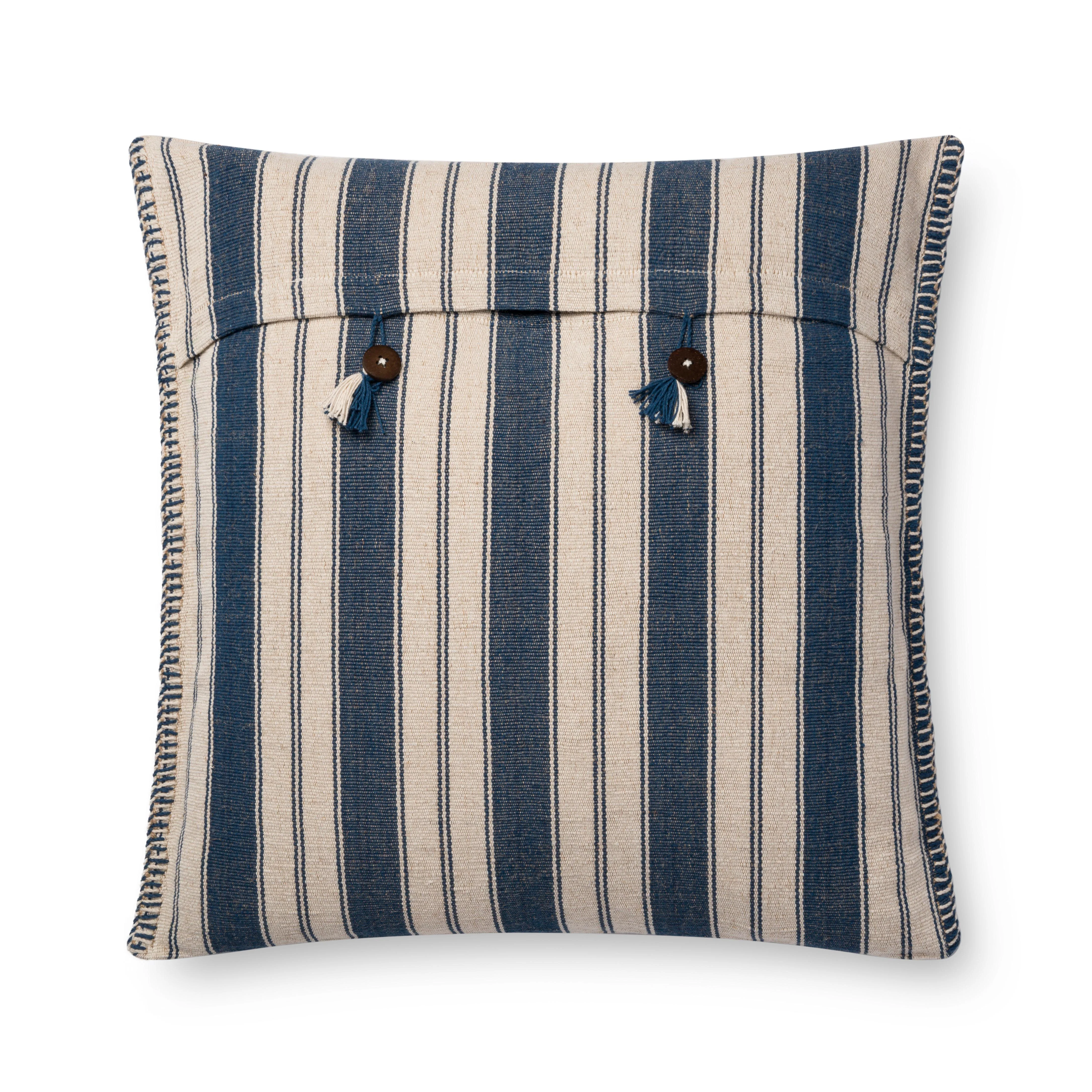 Loloi Pillows With Down Fill In Indigo / Natural (P0720)