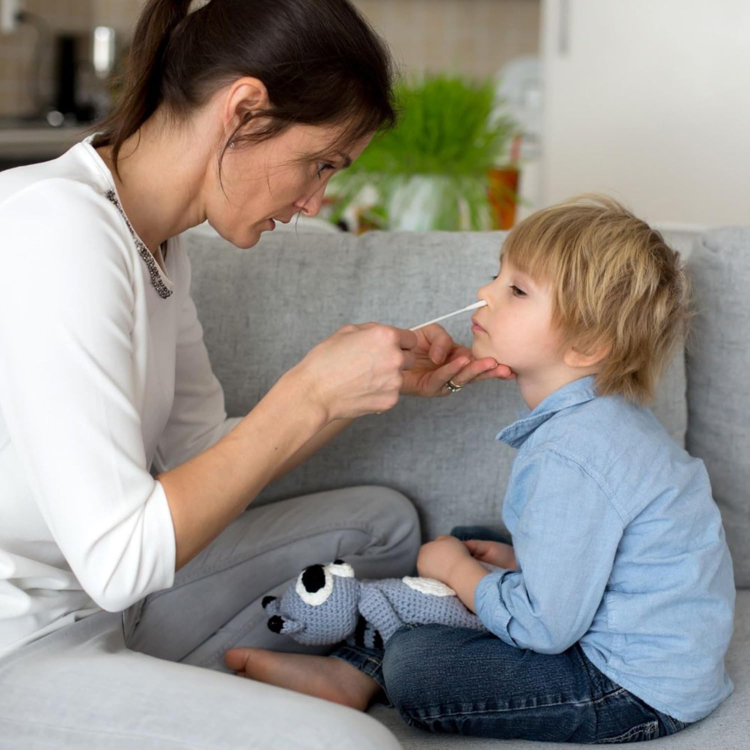 Advin Covid 19 at Home Test Kit, Rapid Results Under 10 mins, Easy to Use (1 case- 144 Pack - 288 Tests)