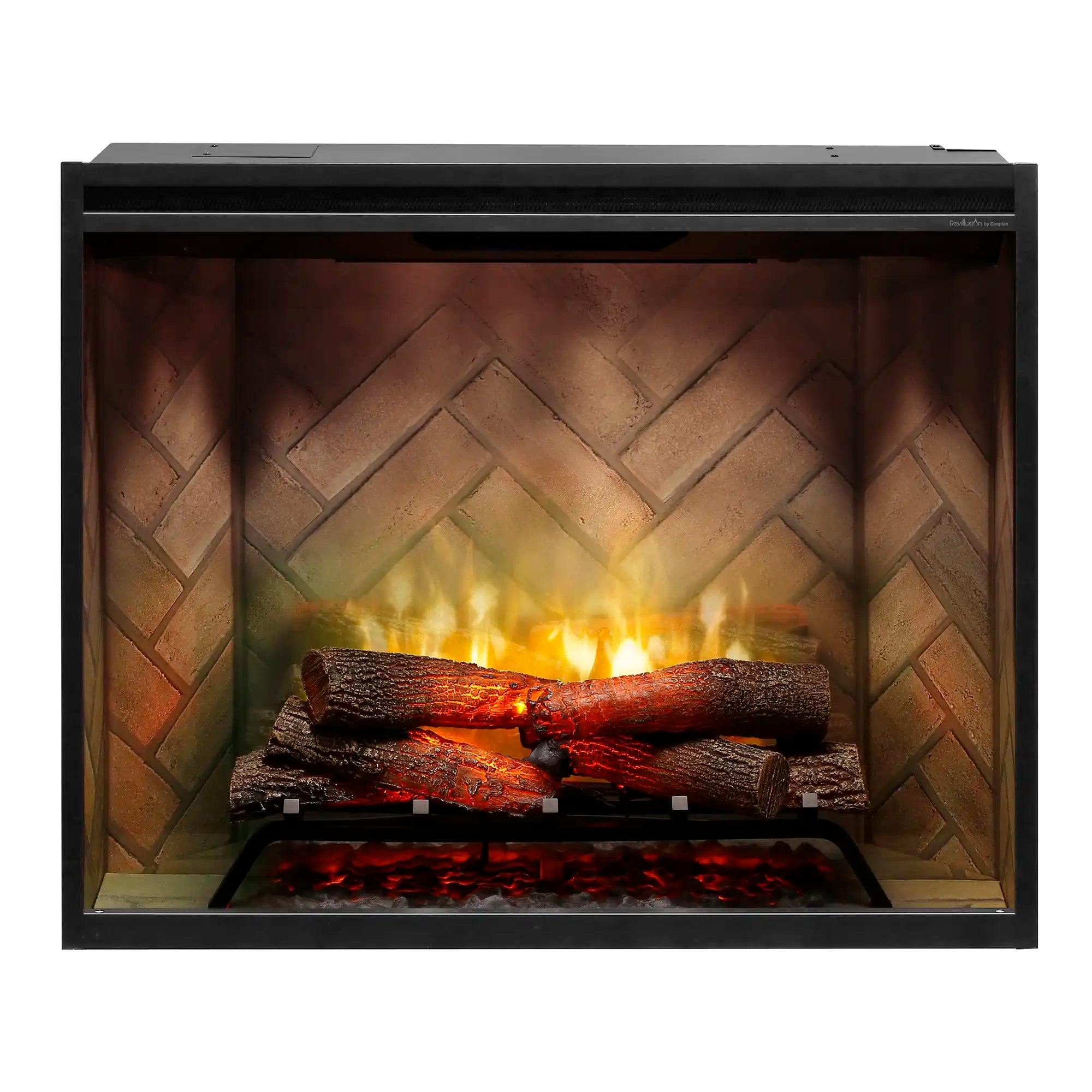 Dimplex Revillusion 36-Inch Portrait Built-In Firebox with Front Glass and Plug Kit (RBF36P-FG)