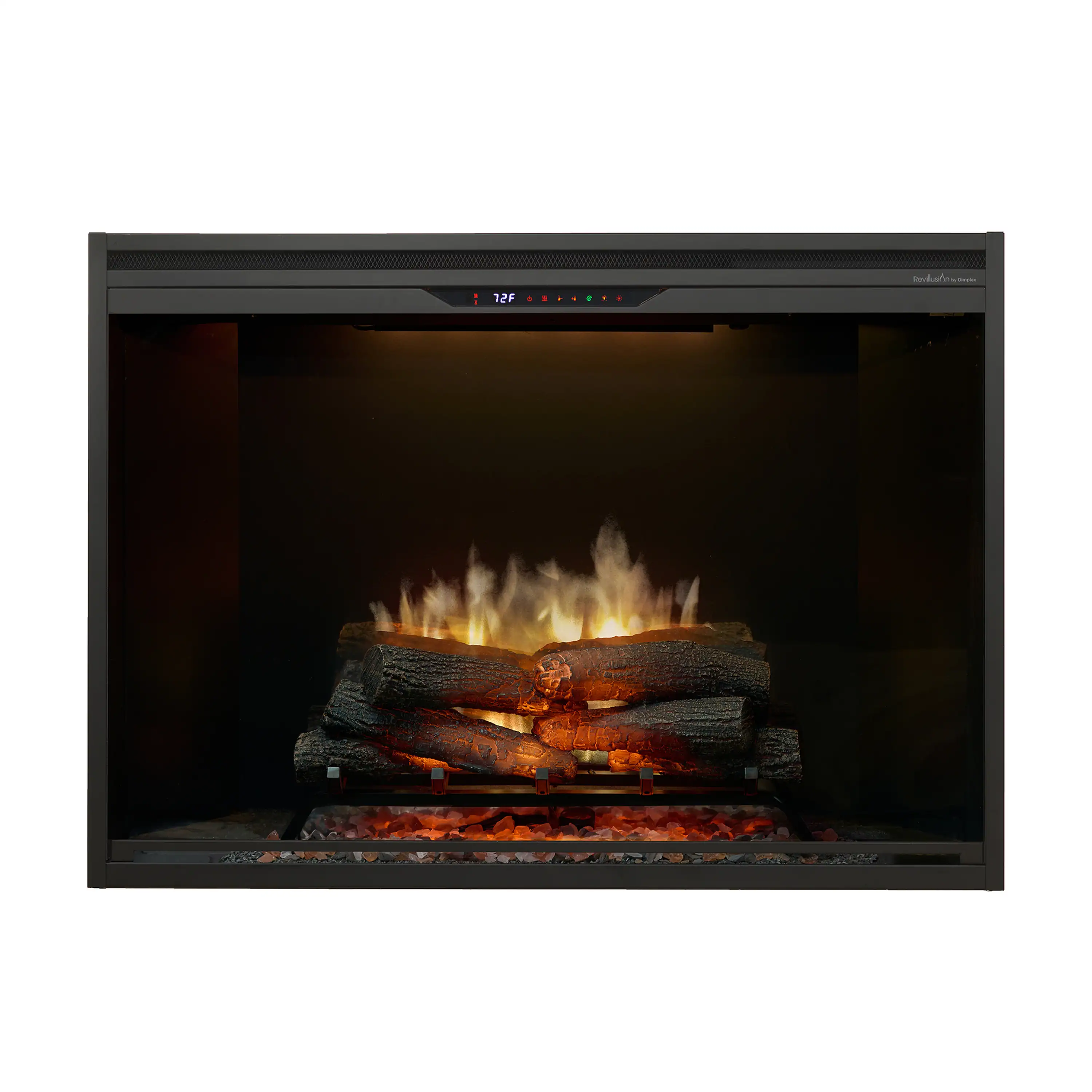 Dimplex Revillusion 42-Inch Built-In Electric Firebox in Black with internal LED Lighting (REV42-BL)