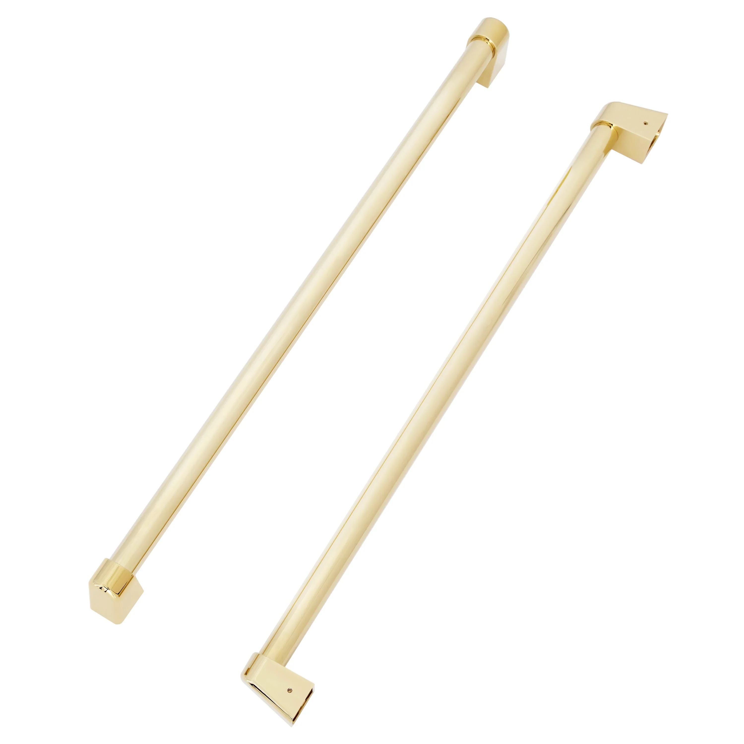 ZLINE Autograph Edition Traditional Handles (Set of 4) for Counter-Depth and Standard-Depth Refrigerators in Polished Gold (RFMHZ-36-G)