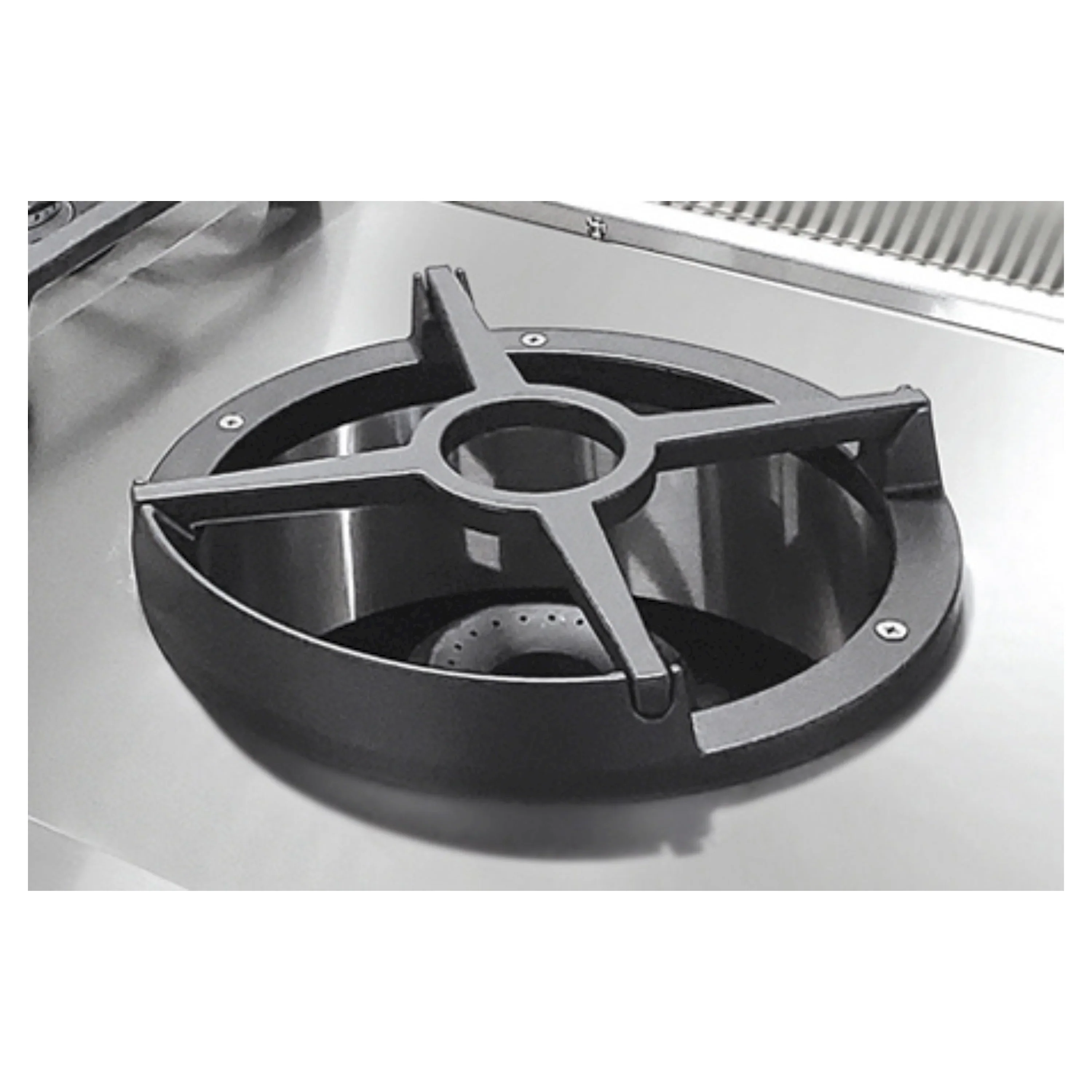 Capital 48-Inch Classic Chef Gas Range in Stainless Steel with 4 Sealed Burners & 24-Inch Sealed Power Wok (MCR484W)