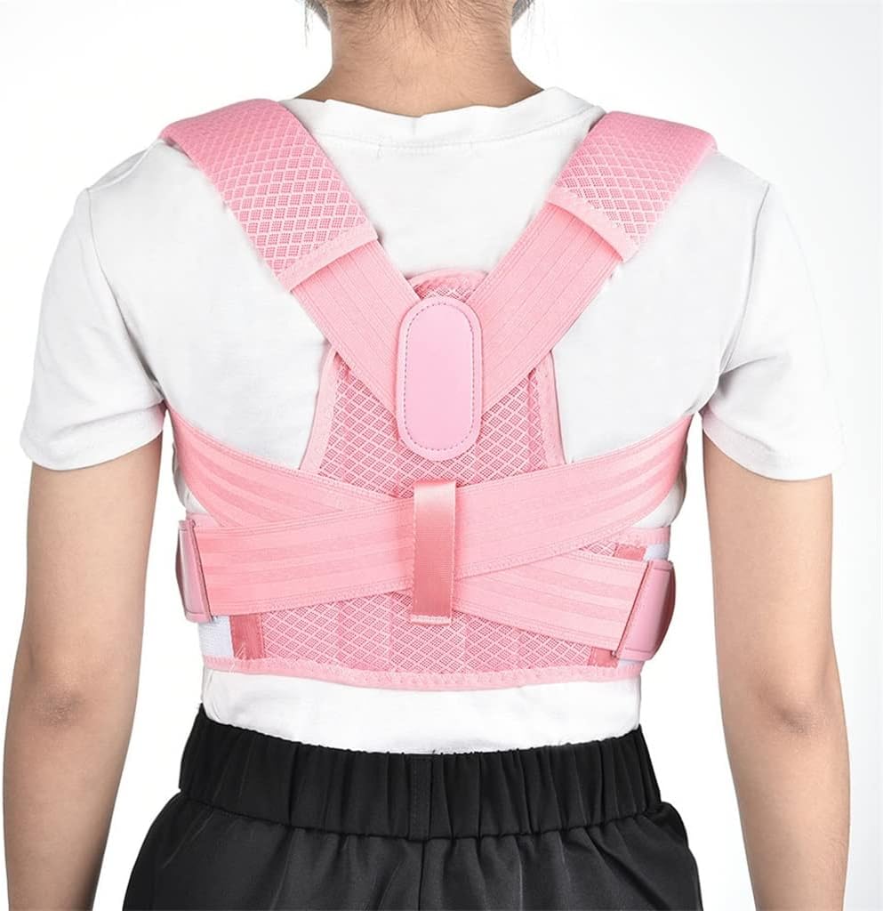 Back Posture Corrector Breathable Shoulder Brace Adjustable Back Support Belt Orthopedic Corset Brace(M Code)