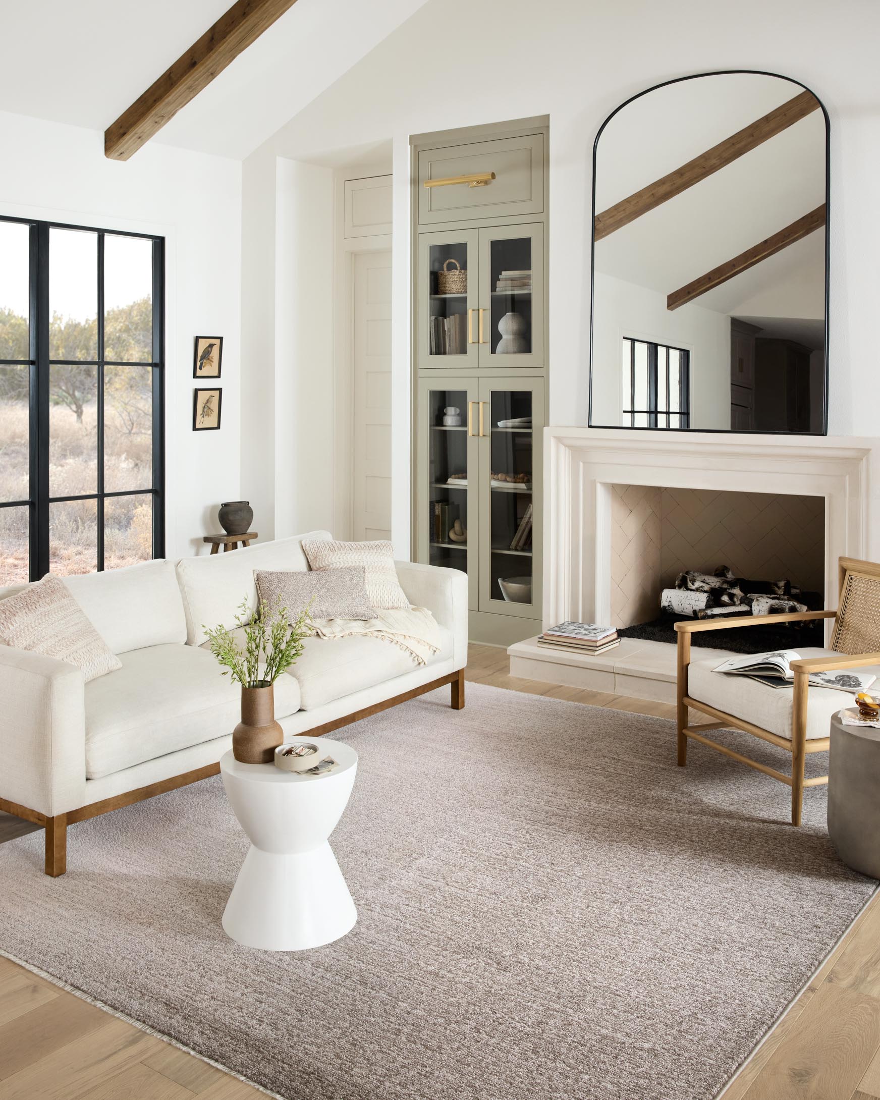 Loloi II Vance Collection - Traditional Power Loomed Rug in Taupe & Dove (VAN-02)