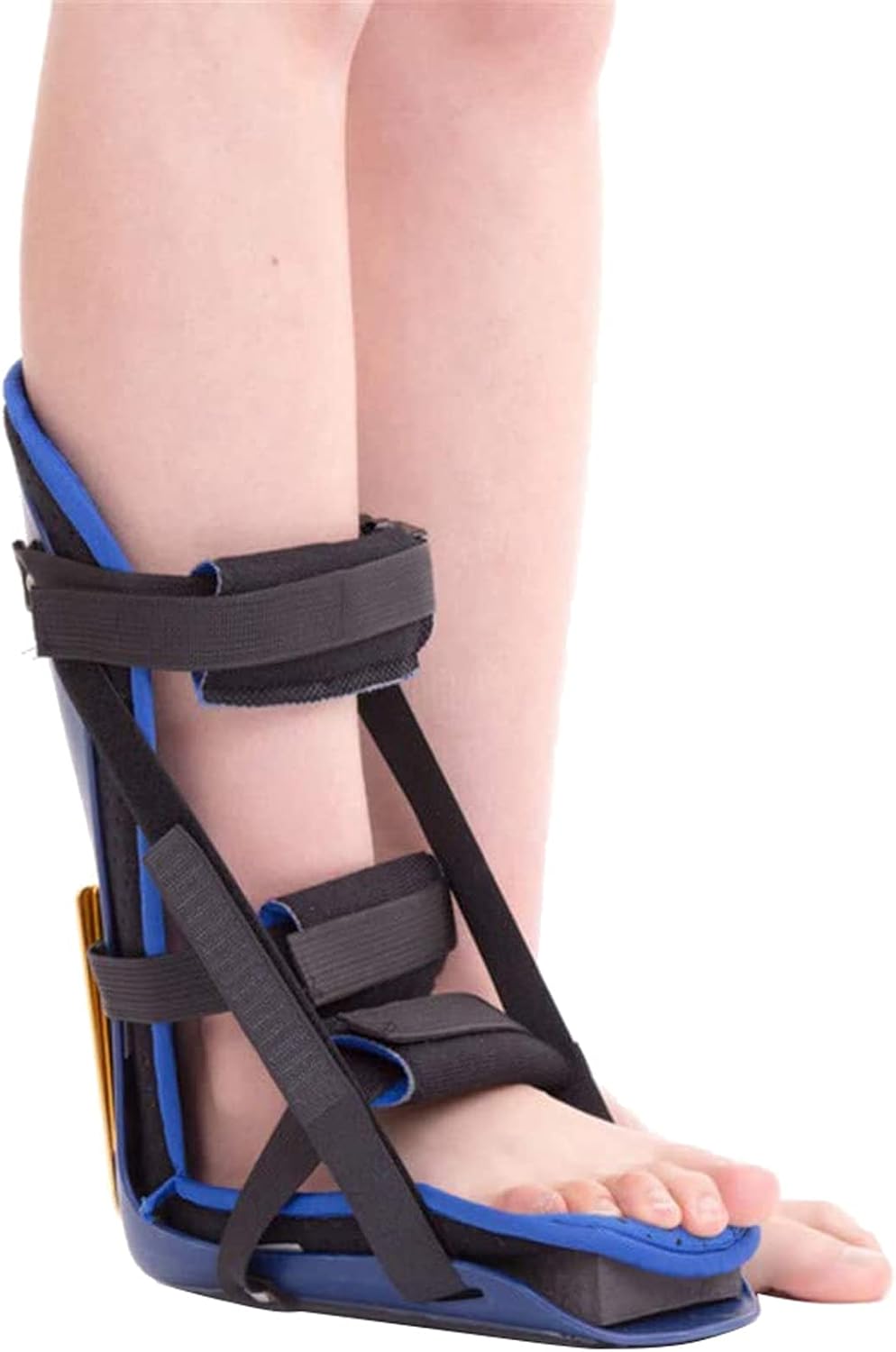 Plantar Fasciitis Night Splint - Soft Leg Brace Support - Orthopedic Sleeping Immobilizer Stretch Boot for Heel Spur, Foot Pain, Achilles Inflammation,M