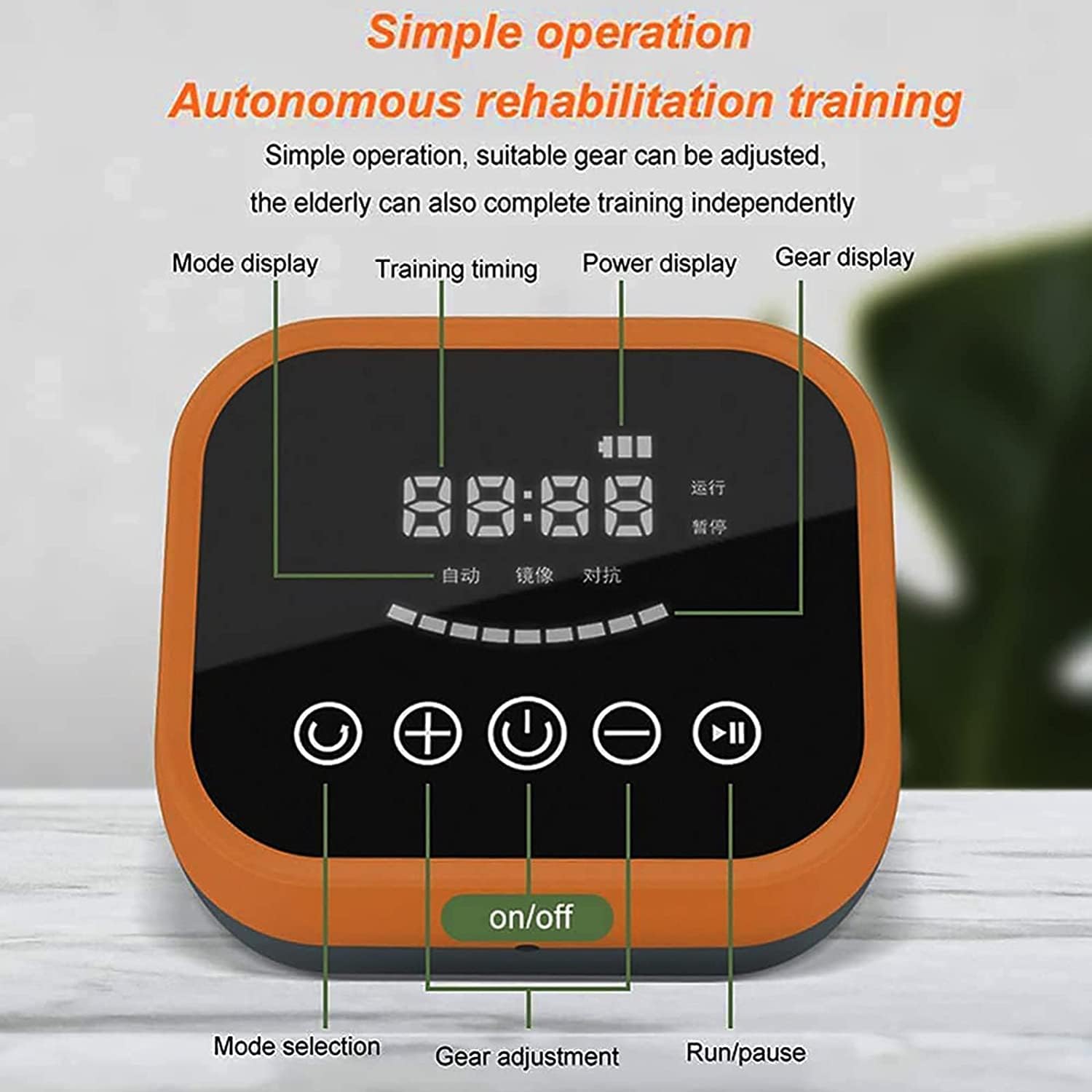 Hemiplegia Finger Rehabilitation Trainer, Rehabilitation Robot Gloves Stroke Hand Splint Assistive Gloves, Hand Patient Training Device, for Finger Wrist Training