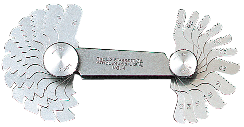 #155- 27 Leaves - 2-1/4 to 28 Pitch - Screw Pitch Gage