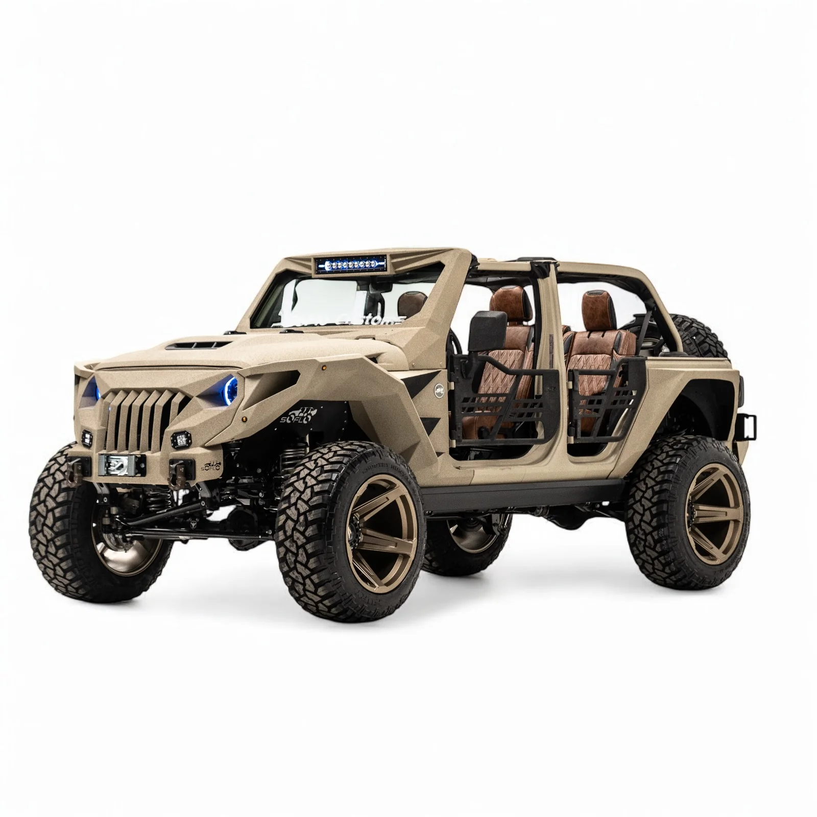 Jeep Wrangler Mojave Style Hood 2018-2026