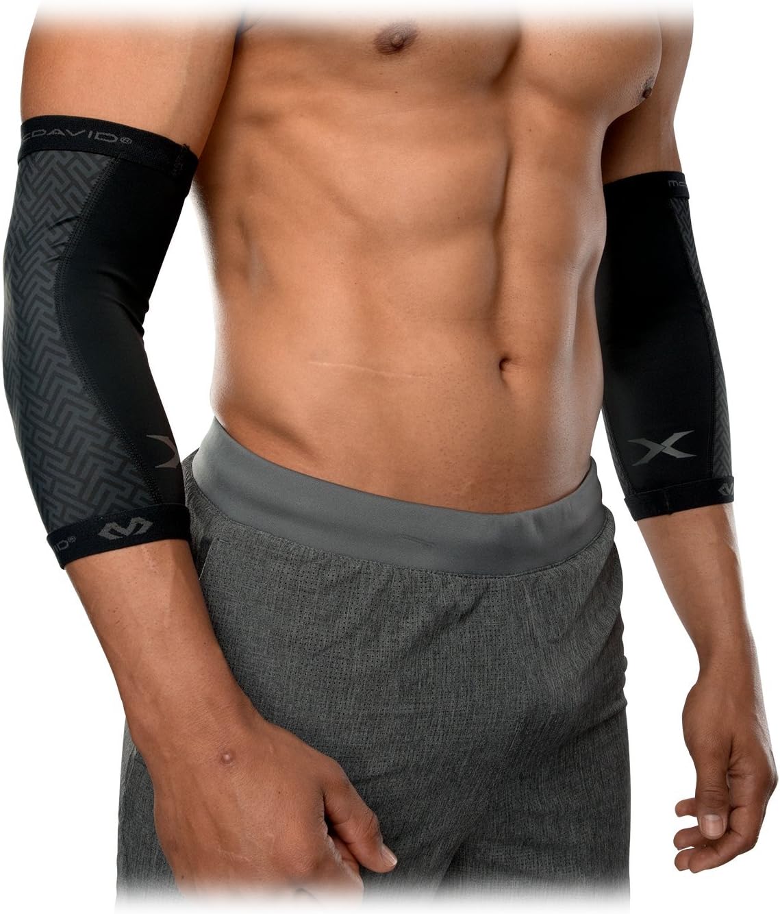 Mcdavid Crossfit Elbow Sleeve Support & Dual Compression for Enhanced Performance & Support, Powerlifting, Weightlifting for Men & Women (1 Pair)