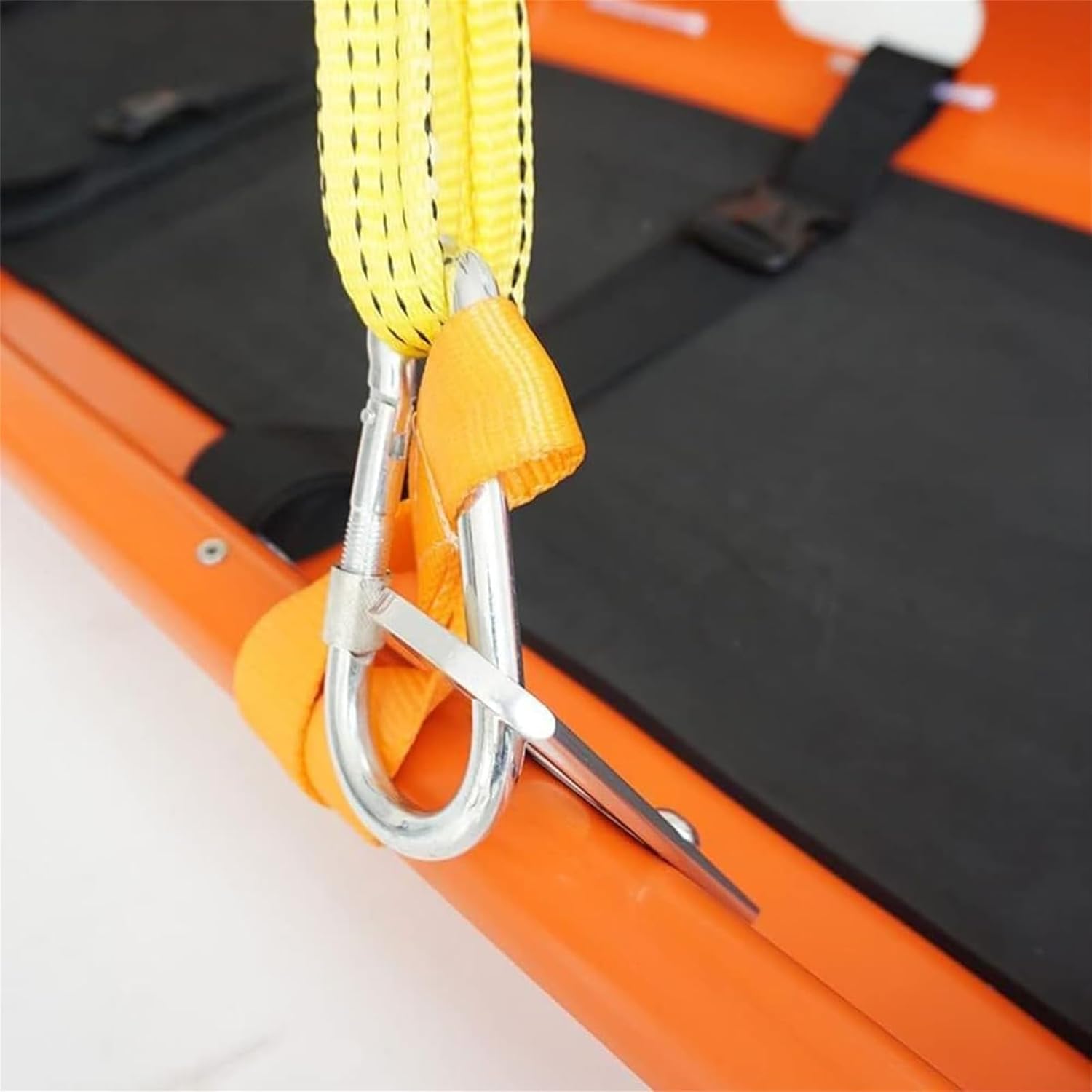 Aluminum Emergency Basket Stretcher, Lightweight Separable and Folding Rescue Stretcher with Lifting Bridle, High Strength for Ambulance and Helicopter Use