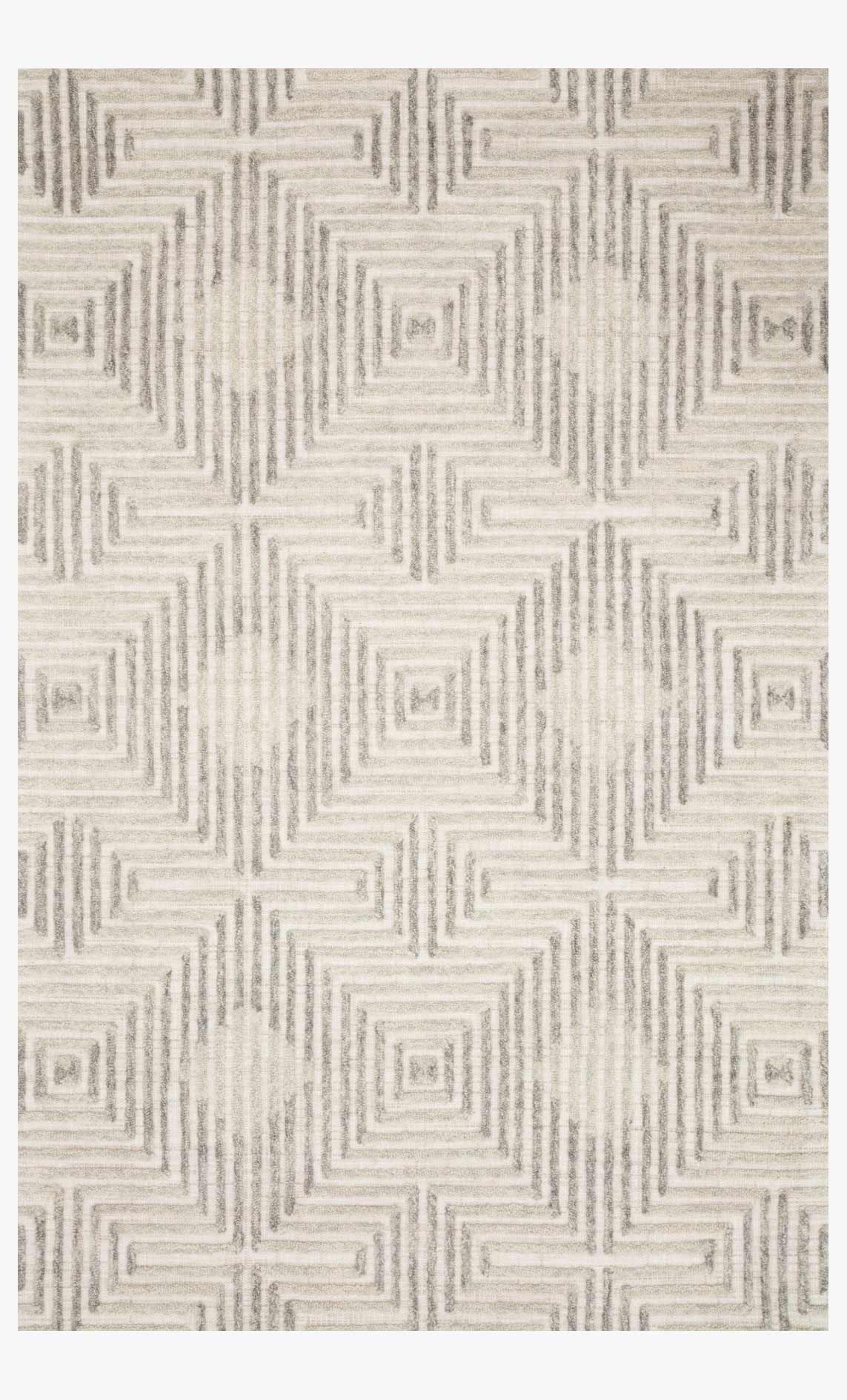 Loloi Ehren Collection - Contemporary Hand Tufted Rug in Grey & Silver (EHR-02)