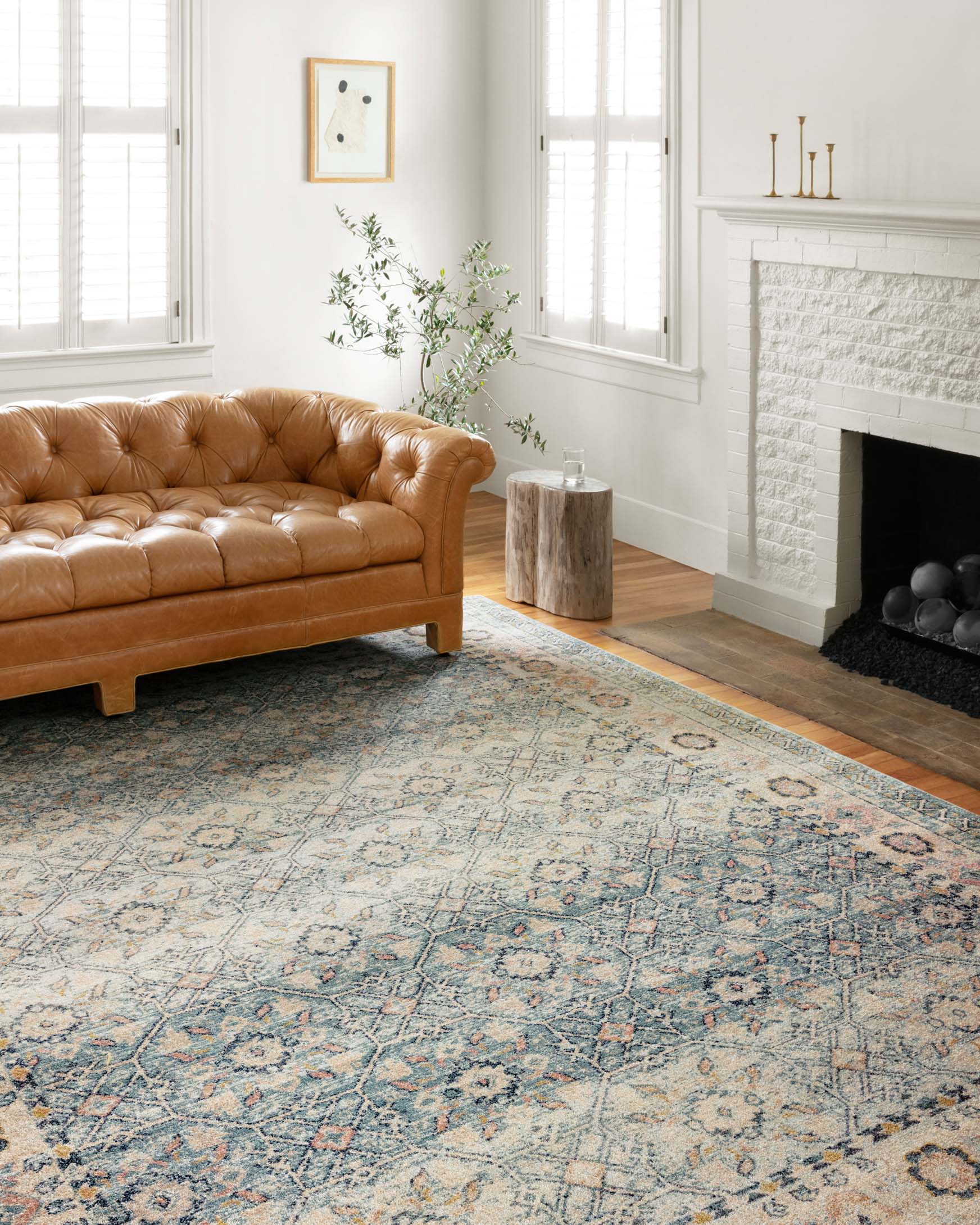 Loloi II Jocelyn Collection - Transitional Power Loomed Rug in Sky (JOC-04)