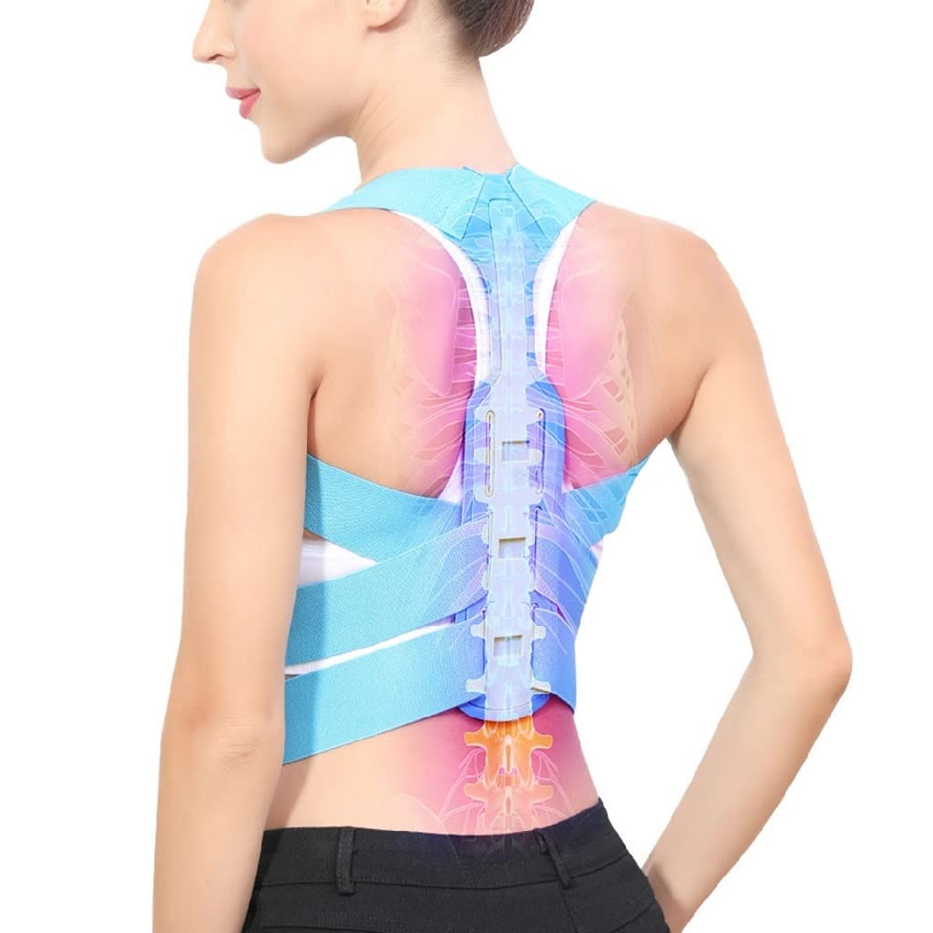 Brace Support Belt Adjustable Back Posture Corrector Clavicle Spine Back Shoulder Lumbar Posture Corset(S code)