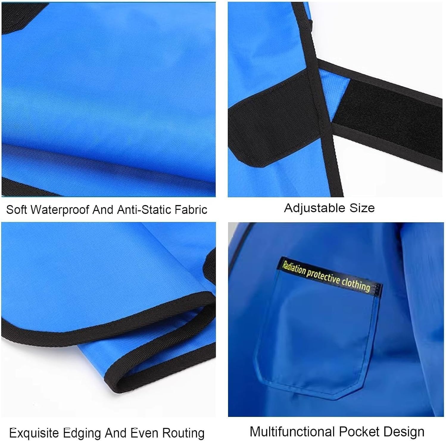 BKEKM Lead X-ray Apron Medical Use Radiation Apron 0.35mmpb /0.5mmpb X-ray Lead Apron Lightweight Adjustable X-ray Lead Vest