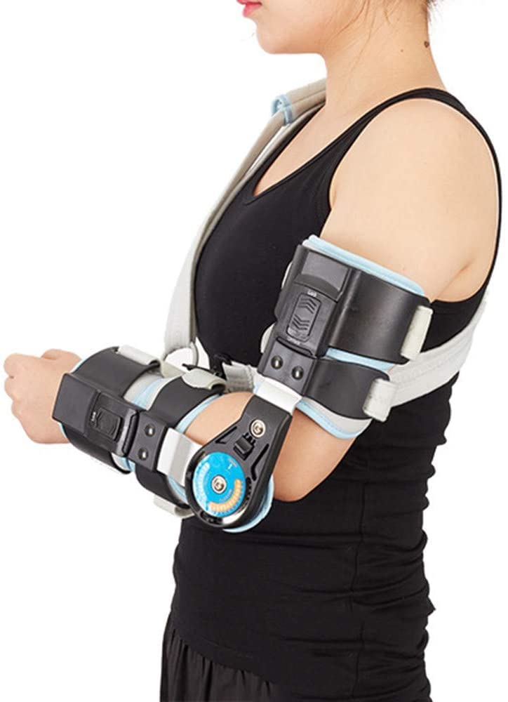 Hinged Elbow Brace Ulnar Nerve Brace Arm Immobilizer Elbow Prevention And Post Surgery Arm Immobilizer,Left