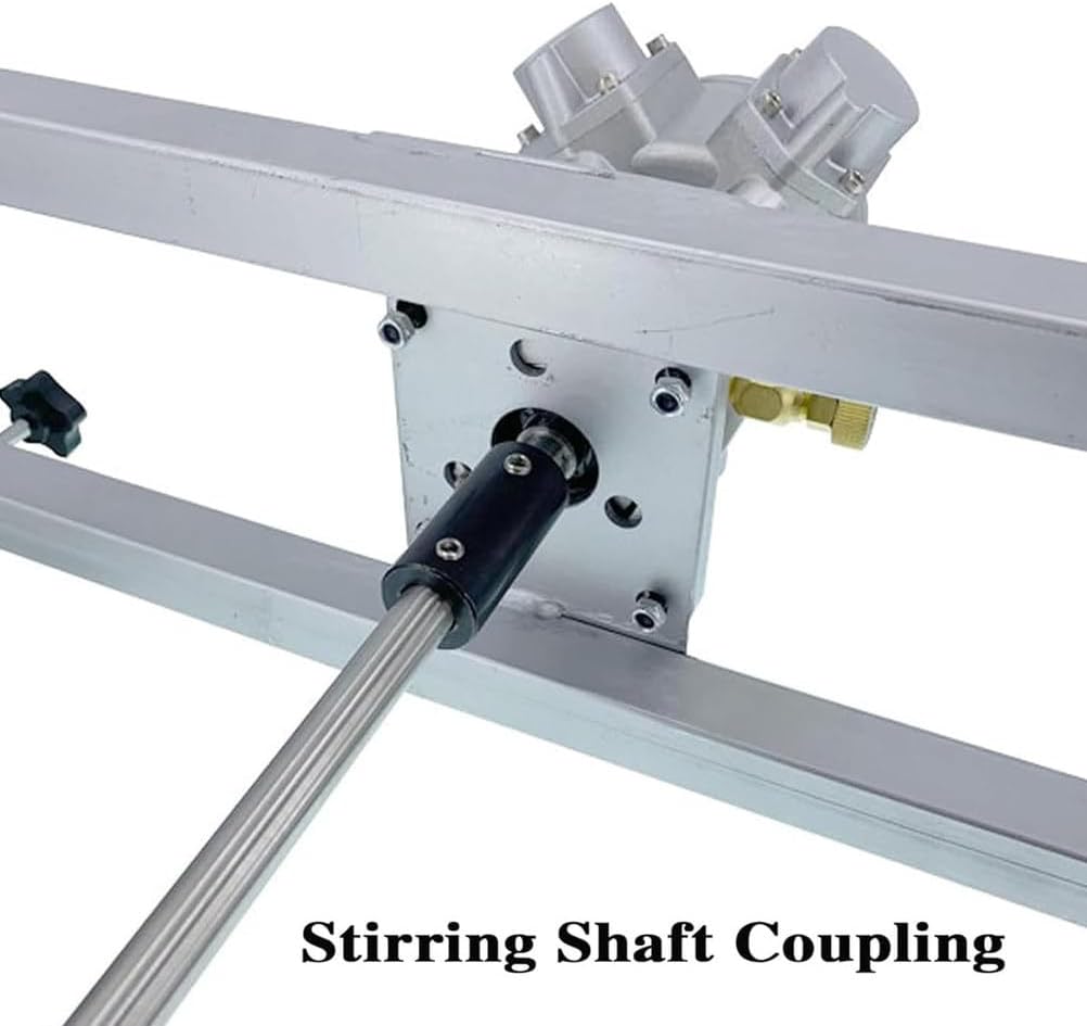 Pneumatic Bracket Mixer,1000L Tank Pneumatic Mixer,0-1800Rpm Paint Stirring Machine Air Agitator Paint Mix Tool,Maximum Torque 7.9Nm,for Viscous Liquid,Ink Dissolv