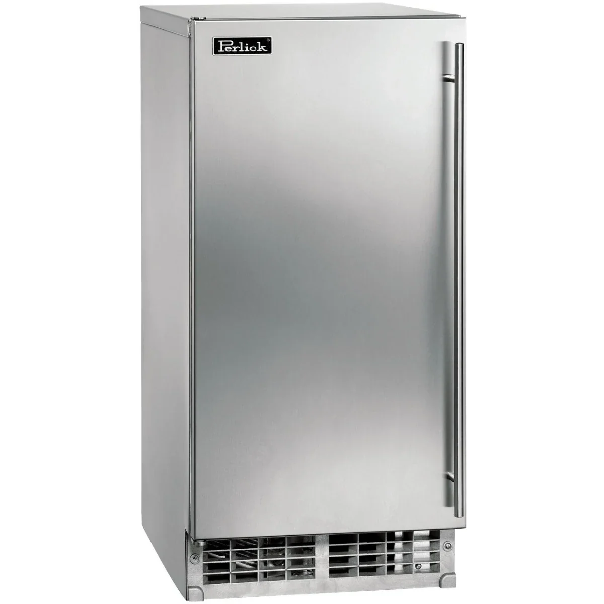 Perlick 15-Inch Signature Series Cubelet Ice Maker in Stainless Steel Door, Left Hinge, R290 (HP15CU-L)