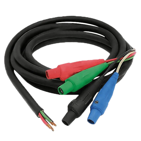 Kwikool KK-CAMLCK23024 Camlock Set with 25' of 2/4 SO Cable for KPO12-23 and KP012-23H