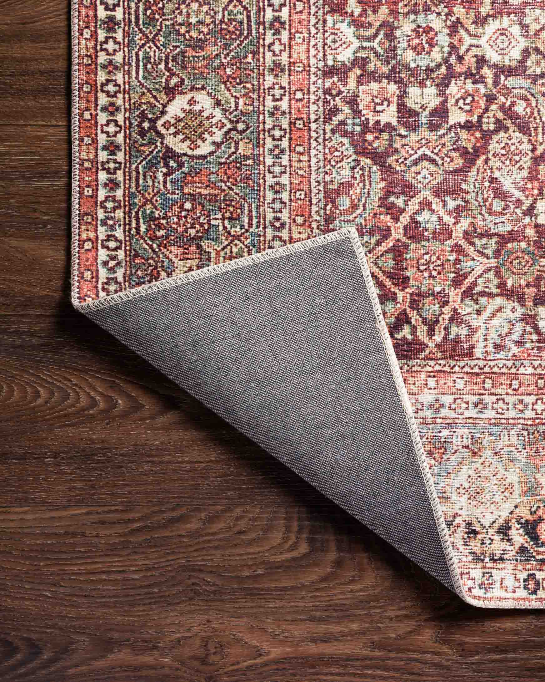 Loloi II Layla Collection - Traditional Power Loomed Rug in Cinnamon & Sage (LAY-11)